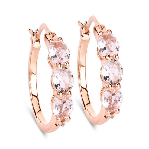 morganite earring