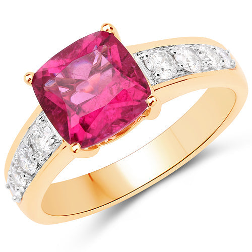 pink tourmaline ring